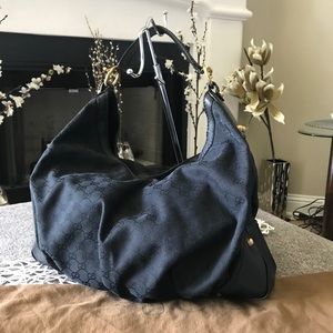 Authentic Gucci Jockey Monogram Bag